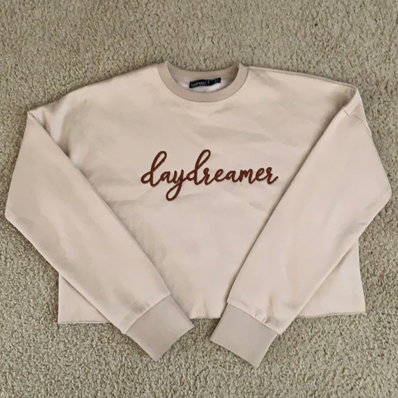 Boohoo Cropped Daydreamer Sweater - Picture 1 of 4